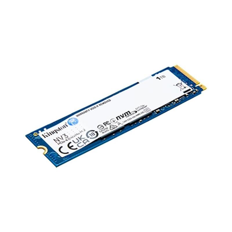 内蔵型SSD Kingston SSD NV3 PCle4.0 NVMe M.2 1TB SSD Kingston NV3, 1 TB, M.2 2280, PCIe 4.0 x4, NVMe, Leitura: 6000